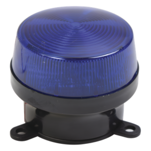 SFIRE SF-STRB – Estrobo de Señalización / 12 VCC / 90 Destellos por Minuto / Montaje de Brida 68 mm / Interior / Azul