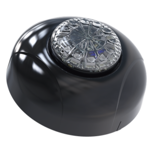 SIGNALPRO SPF12RB – Estrobo LED / 12 LED Alta Intensidad / Rojo-Azul / Lente Transparente / Bisel Negro / IPX7 / 12 VCD