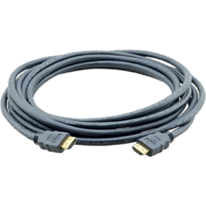 KRAMER C-HM/HM-50 – Cable HDMI Premium| Longitud 15.2 m | Alta Velocidad 18 Gbps | 1080p@60Hz (4:2:0) | Conectores Dorados 24K | K-Lock Resistentes | Triple Blindaje | Certificado Premium