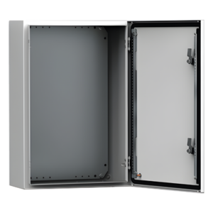 HOFFMAN MAS0604021R5 – Gabinete de Uso Exterior / IP66 / NEMA 4/12/13 / IK10 / Acero Dulce 1.5 mm / 600 x 400 x 210 mm (23.62 x 15.75 x 8.27 in) / Platina de Montaje