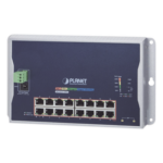 PLANET WGS-4215-16P2S – Switch Industrial Administrable Capa 2 de Pared / 16 Puertos PoE 802.3at Gigabit / 2 Puertos SFP / IP40 / -10 a 60 °C / 240W