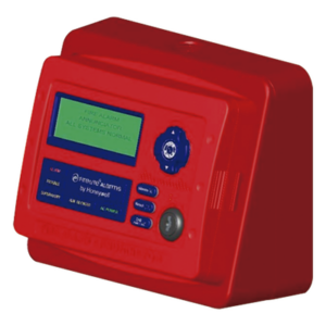 FIRE-LITE ANN-SB80-KITR – Caja de Montaje en Superficie / Para Anunciador Remoto / Ángulo 15° / Entradas 1/2 in NPT / Color Rojo