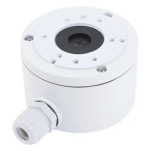 SYSCOM VIDEO DS-1280ZJ-XS-BAX – Caja de Conexiones de Metal / Extra Grande / Aluminio / M22 Lateral / 3/4' Inferior / 100x63x129 mm / 4.5 kg Carga / 320 g