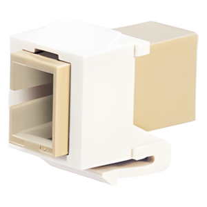 PANDUIT NKSCMZIW – Módulo Acoplador de Fibra Óptica / SC Simplex / Monomodo OS1/OS2 / Keystone / Cerámica Zirconia / Blanco Mate