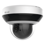 HiLook by HIKVISION PTZ-N2404I-DE3(G) – Mini PTZ IP / 4 Megapixel / Zoom Óptico 4X / IR EXIR 20 m (65.6 ft) / WDR 120 dB / Audio Bidireccional / PoE / IK10 / IP66