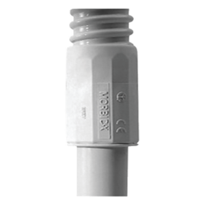 GEWISS DX-43-420 – Conector Rígido a Flexible / PVC Auto-Extinguible / 20 mm / IP65 / -24°C a 60°C / 0.66 ft