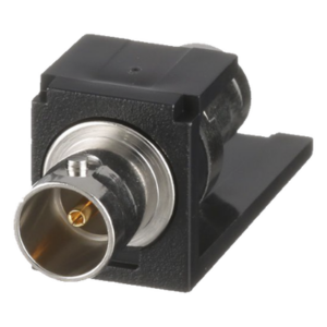 PANDUIT CMBA75BLY – Módulo Acoplador Coaxial BNC / 75 Ohms / Mini-Com / 10-250 MHz / Negro