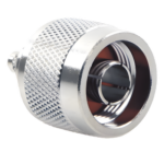 RF INDUSTRIES,LTD RFN-1005-C1 – Conector Coaxial N Macho / Anillo Plegable / Cable RG-142/U / Frecuencia 11 GHz / Cuerpo Bronce Niquelado / Contacto Oro / Aislante Teflón