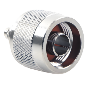 RF INDUSTRIES,LTD RFN-1005-C1 – Conector Coaxial N Macho / Anillo Plegable / Cable RG-142/U / Frecuencia 11 GHz / Cuerpo Bronce Niquelado / Contacto Oro / Aislante Teflón