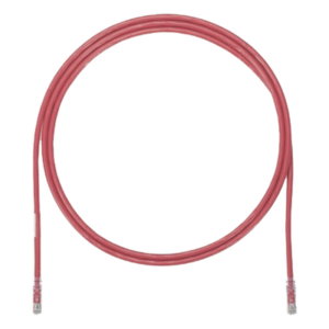 PANDUIT UTP6AX17RD – Cable de Parcheo UTP / Cat6A / 24 AWG / CM / 5.18 m (17 ft) / Rojo