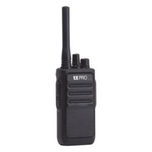 TXPRO TX-320 – Radio Portátil Analógico UHF / 400-470 MHz / 2W / 16 Canales / VOX Manos Libres / Batería 6-8 hrs / 161 g (5.68 oz)