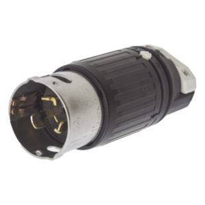 HUBBELL HUB-CS8-365C – Enchufe Macho Trifásico con Bloqueo / 50 A / 250 VCA / 3 Fases 4 Hilos / Nylon Industrial / -40°C a 75°C / 21.08-31.75 mm