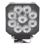 ECCO E92006W – Luz de trabajo / 9 LED / 1050 lm / 12-24 Vcd / 130x101x37 mm / 5.1x4.0x1.5 in