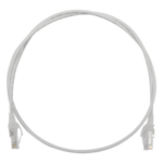 SIEMON MC6-03-0228 – Patch Cord Modular Cat6 UTP / CM/LS0H / 0.91 m (3 ft) / 28AWG Diámetro Reducido / Blanco