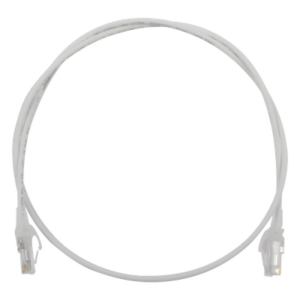 SIEMON MC6-03-0228 – Patch Cord Modular Cat6 UTP / CM/LS0H / 0.91 m (3 ft) / 28AWG Diámetro Reducido / Blanco
