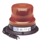 ECCO X-6465AMG – Mini Burbuja LED / Ámbar / Montaje Magnético / 12-80 VCC / 5.6" Diámetro / SAE J845 Clase III / -30°C a 50°C