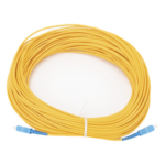 LINKEDPRO BY EPCOM LPSM3SCUSCUS40 – Jumper de Fibra Óptica / Monomodo OS2 G.652D / SC/UPC-SC/UPC / Simplex / 3mm / 40m (131.23 pies)