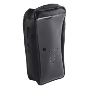 SYSCOM FSMNX-200T – Funda de piel reforzada / Visor frontal transparente / 58 x 178 x 41.5 mm / Compatible NX-200/300/203/303