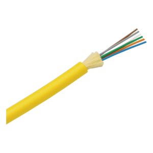 PANDUIT FSDR906Y – Cable de Fibra Óptica / 6 Hilos / Monomodo OS2 9/125 / Tight Buffer 900µm / OFNR Riser / Interior / 2 pies (0.6 m) Marcas de Longitud