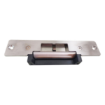 ACCESSPRO PRO138CS – Contrachapa Eléctrica / Fuerza de Sujeción 500 kg / 12 VCC / Sensor de Puerta NO/NC/COM / Modo Falla Seleccionable / -10 a 55°C / Uso Interior