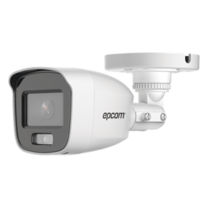 EPCOM PROFESSIONAL B8-TURBO-C/A – Cámara Bala TURBOHD / 2 Megapixel / Color 24/7 / Luz Blanca 20 m (65.6 ft) / Micrófono Integrado / IP66 / Metal