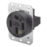 HUBBELL HUB-HBL-9450A – Receptáculo Industrial / 50 A / 125/250 V CA / 3 Polos 4 Hilos / NEMA 14-50R / IP20 / -40°C a 75°C