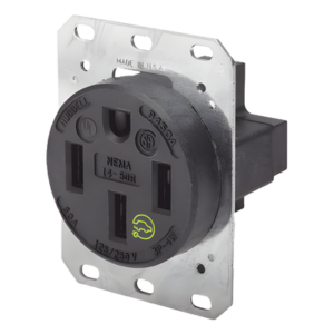 HUBBELL HUB-HBL-9450A – Receptáculo Industrial / 50 A / 125/250 V CA / 3 Polos 4 Hilos / NEMA 14-50R / IP20 / -40°C a 75°C