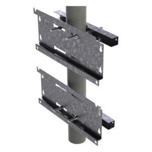 LINKEDPRO BY EPCOM LP-FORTE-16U-BRA-R2 – Herraje de Fijación para Gabinete / Compatible 16U y 24U / Acero Galvanizado / Pared, Poste o Torre