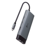 TP-LINK UH6120C – Adaptador HUB / 6 en 1 / USB-C / HDMI 4K@60Hz / Ethernet Gigabit / 100W PD / 4.65 x 1.69 x 0.56 in