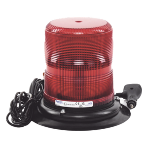 ECCO X-7970R-VM – Baliza LED de Advertencia / SAE Clase I / 12-24 VDC / 11 Patrones de Destello / Montaje Magnético / 7" de Altura