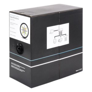 LINKEDPRO BY EPCOM PRO-CAT-6-EXT-LITES – Bobina de Cable / Cat6 / 305 m (1000 ft) / 24 AWG / UTP / Intemperie / PVC / Negro