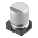 SYSCOM 493-3207-1-ND – Capacitor Electrolítico SMD / 1 µF / 50 VCC / 20% Tolerancia / 4 x 5.4 mm / -40°C a +105°C
