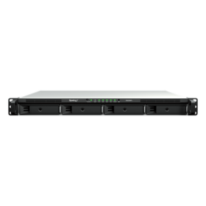 SYNOLOGY RS826RP+ – Servidor NAS Rackmount / 4 Bahías Hot-Swappable / 1U / 2000/1300 MB/s Lectura/Escritura / 4 Puertos 1GbE RJ45 / PCIe 3.0 x8 / Dual Power Supply Redundante / DSM / Almacenamiento Empresarial