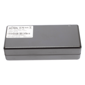 WI-TEK WI-POE51-48V – Inyector PoE Gigabit / 30W 802.3af/at / 48V / Alcance 100 m (328 ft) / Plug and Play / CCTV