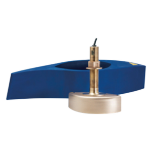 SIMRAD 000-13964-001 – Sensor de Profundidad y Temperatura / Dual Frecuencia 50-200 kHz / 1 kW RMS / Rango 500 m (1640 ft) / Bronce / Thru-Hull / 1 a 45 Nudos