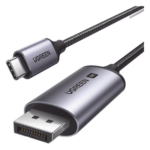 UGREEN 25839 – Cable USB-C a DisplayPort 1.4 / 3 m (9.84 pies) / 8K@60Hz / 4K@240Hz / HDR10+ / eARC / Thunderbolt 3 y 4 / Nylon trenzado