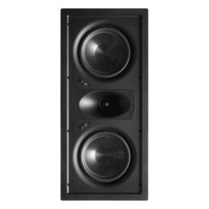 TRUAUDIO GHT-66P – Altavoz LCR de pared / Woofers dobles 6.5'' / Tweeter seda 1'' / 125W / 8Ω / 21.6 ft / 22° guía de ondas
