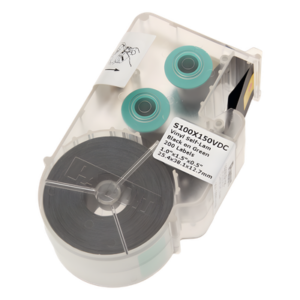 PANDUIT S100X150VDC – Casete de Etiqueta Auto-Laminada / 1.00' x 1.50' (25.4 x 38.1 mm) / 200 Etiquetas / -46°C a 107°C / Cables hasta 8.1 mm (0.32')