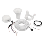 GARMIN 10-02316-00 – Antena GPS Marina / Precisión <50 cm CEP 50% / NMEA 0183 / Cable 6 m (19.7 ft) / IPX7 / -30°C a 80°C / 8-33 V CC