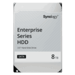 SYNOLOGY HAT53208T – Disco Duro Enterprise SATA / 3,5" / 8TB / 7200 RPM / Caché 512 MB / CMR / Carga 550 TB/Año / MTBF 2.5 Millones de Horas