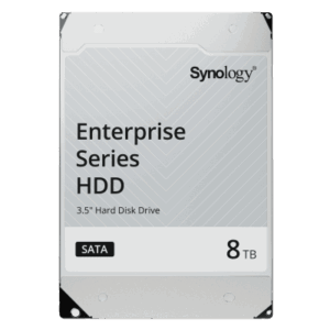 SYNOLOGY HAT53208T – Disco Duro Enterprise SATA / 3,5" / 8TB / 7200 RPM / Caché 512 MB / CMR / Carga 550 TB/Año / MTBF 2.5 Millones de Horas