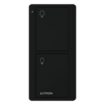 LUTRON ELECTRONICS PJ22BGBLL01 – Control Remoto Inalámbrico / 2 Botones / Alcance 18 m (59.1 ft) Línea de Vista / Batería 10 Años / Sin Cableado