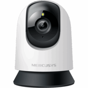Mercusys MC200 – Cámara IP Wi-Fi / 2 Megapixel / Pan/Tilt 360° / Visión Nocturna 12.2 m (40 ft) / Detección IA de Personas y Llanto / Audio Bidireccional