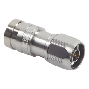 RF INDUSTRIES,LTD COMP-NM-400 – Conector N Macho de Compresion, en linea para LMR-400, CNT-400, RG-8/U, RF-400, Plata/Oro/Teflón.