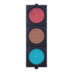 ACCESSPRO PROLIGHTLEDT4M – Semáforo de Señalización LED / 3 Colores Rojo-Amarillo-Verde / 204 LEDs por Color / 400-600 cd / 110 VCA / 13 W / IP Hermético