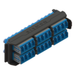 SIEMON LVA24-LCU-BC-A – Placa Acopladora / 12 Conectores Dúplex LC/UPC / 24 Fibras Monomodo / LightVerse
