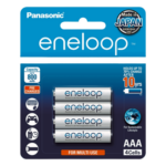 PANASONIC BK4MCCE4BT6 – Batería Recargable AAA / Ni-MH 800 mAh / 1.2V / 2100 Ciclos / Baja Autodescarga 10 Años