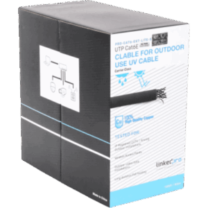 LINKEDPRO BY EPCOM PRO-CAT-6-EXT-LITES-V2 – Cable UTP Cat6 / 24 AWG / 305 m (1000 ft) / Intemperie / PoE Extendido / 100% Cobre
