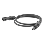 EPCOM POWERLINE CBLMC41MBLK – Cable Fotovoltaico / 1 m (3.28 ft) / 10 AWG / MC4 Macho-Hembra / Negro / Intemperie
