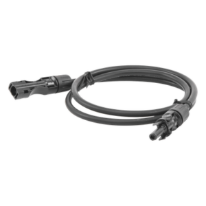 EPCOM POWERLINE CBLMC41MBLK – Cable Fotovoltaico / 1 m (3.28 ft) / 10 AWG / MC4 Macho-Hembra / Negro / Intemperie